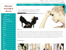 Tablet Screenshot of flowerweddingshoes.com